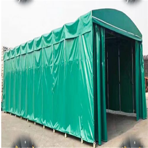 伸缩推拉棚 山东淄博的实用遮雨与户外空间解决方案